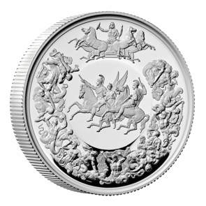 The Waterloo Medal Victory 2025 UK 2oz Silver Proof Coin 