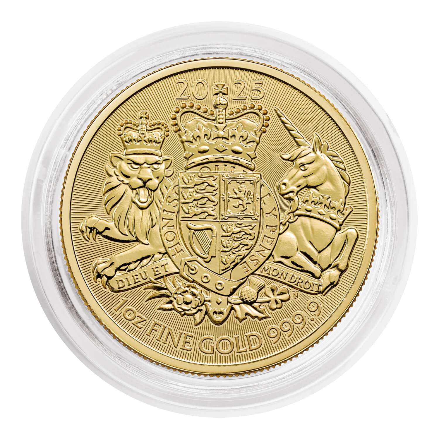The Royal Arms 2025 1oz Gold Bullion Coin