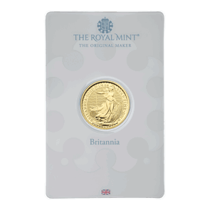 Britannia 2022 1/4 oz Gold Bullion Coin in Blister