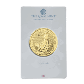 Britannia 2022 1 oz Gold Bullion Coin in Blister