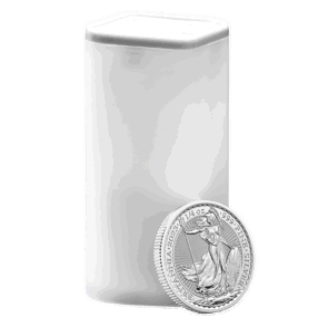 Britannia 2023 1/4oz Silver Bullion Twenty Coin Tube