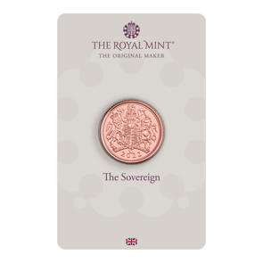 The Sovereign 2022 Gold Bullion Coin in Blister